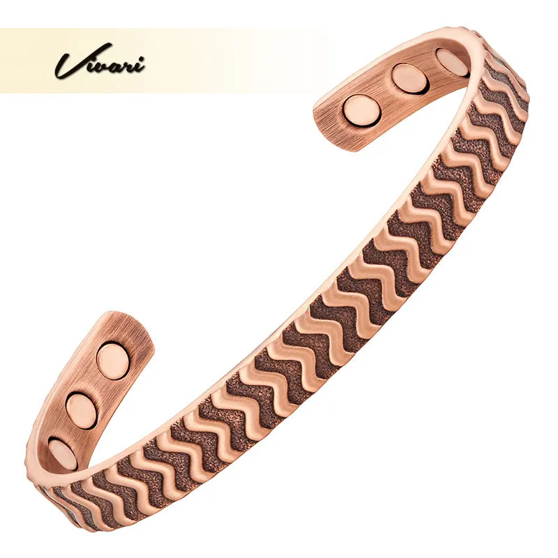 Vivari 2018 Trendy Bio Health Pure Copper Magnetic Bracelet For Women Healing Vintage Bangle Men Bracelet Supreme Quality Charm
Vivari 2018 Trendy Bio Health Pure Copper Magnetic Bracelet For Women Healing Vintage Bangle Men Bracelet Supreme Quality Charm