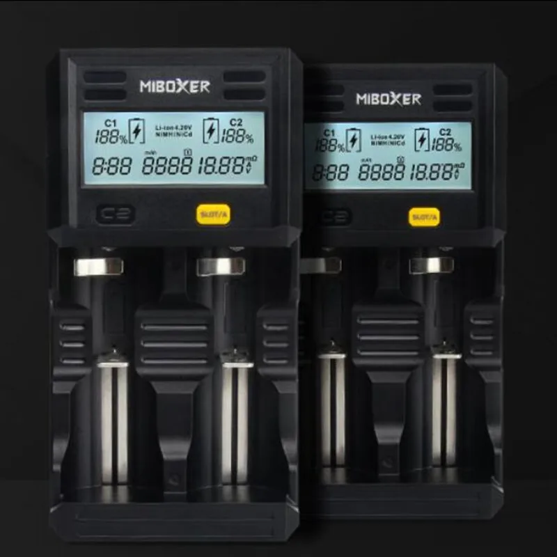 Lithium Battery Charger Miboxer Smart Battery Charger C2-6000 max 2*3A Rapid charging Efficient charging Support the USB output
Lithium Battery Charger Miboxer Smart Battery Charger C2-6000 max 2*3A Rapid charging Efficient charging Support the USB output