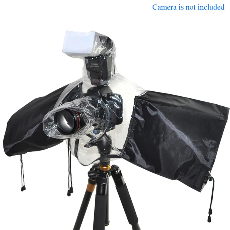 

Waterproof Rainproof Camera Rain Cover Against Dust Flash Protector for Canon EOS Nikon Sony Pentax Olympus Fuji DSLR SLR