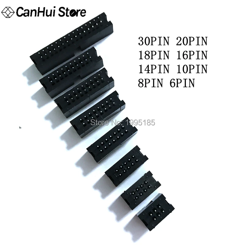 10PCS DC3 6P 8P 10P 14P 16P 20P 30P 2.54mm Socket Header Connector ISP Male Double-spaced Straight Straight Male Shrouded PCB
10PCS DC3 6P 8P 10P 14P 16P 20P 30P 2.54mm Socket Header Connector ISP Male Double-spaced Straight Straight Male Shrouded PCB