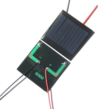 BUHESHUI Epoxy 0.25W 5V Mini Solar Cell Module+Cable DIY Solar Panel Charger System 50*50MM 100pcs Polycrystalline Wholesale
BUHESHUI Epoxy 0.25W 5V Mini Solar Cell Module+Cable DIY Solar Panel Charger System 50*50MM 100pcs Polycrystalline Wholesale