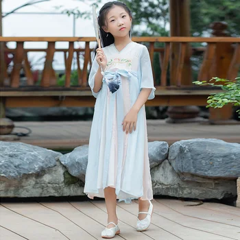 Hanfu Costume Chinese Style Girls Tang Suit Chinese Ancient Traditional Mother And Daughter Clothes Folk Dance Costume DQL1140
Hanfu Costume Chinese Style Girls Tang Suit Chinese Ancient Traditional Mother And Daughter Clothes Folk Dance Costume DQL1140