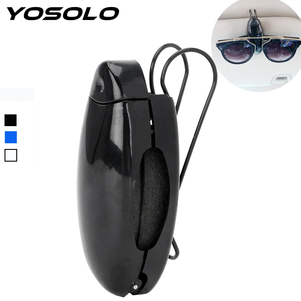 YOSOLO Auto Sun Visor Sunglasses Holder Car Glasses Holder Ticket Card Clamp Fastener Cip Car Glasses Cases Portable
YOSOLO Auto Sun Visor Sunglasses Holder Car Glasses Holder Ticket Card Clamp Fastener Cip Car Glasses Cases Portable