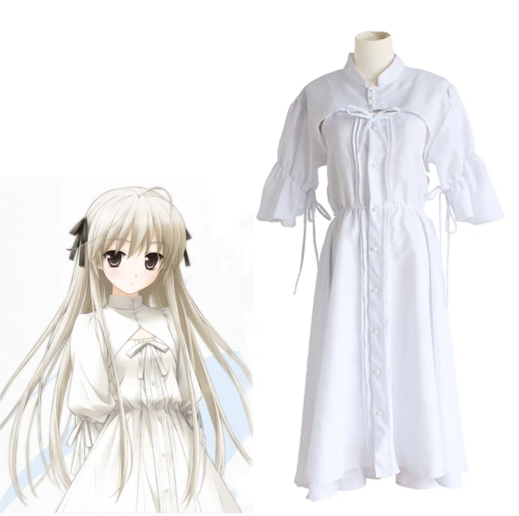 Anime Yosuga no Sora Cosplay Costume Kasugano Sora White Lolita Dress Daily Dress
Anime Yosuga no Sora Cosplay Costume Kasugano Sora White Lolita Dress Daily Dress