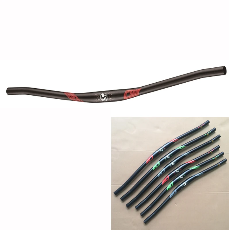 

FOURIERS HB-MB016-CC Aluminum alloy 7050-T73 ergonomic bend mountain Cycling Bicycle Parts Bicycle Handlebar 31.8mmx680/760mm
