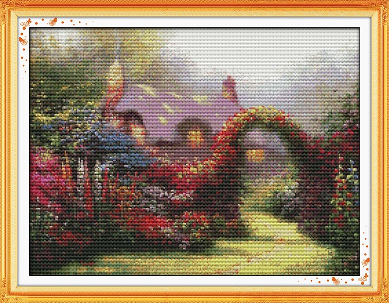 Garden cabin Counted Cross Stitch 11CT Printed 14CT Set DIY Chinese Cotton Cross-stitch Kit Embroidery Needlework
Garden cabin Counted Cross Stitch 11CT Printed 14CT Set DIY Chinese Cotton Cross-stitch Kit Embroidery Needlework