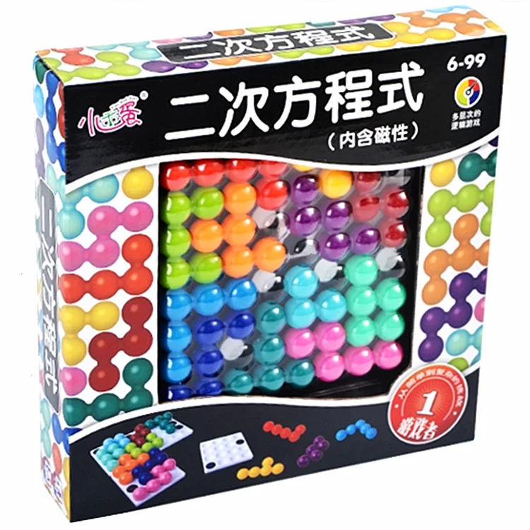 Logic Game Intelligence Magic Beads Space Thinking Reasoning Early Childhood Educational Toys Board Game Birthday Gift
Logic Game Intelligence Magic Beads Space Thinking Reasoning Early Childhood Educational Toys Board Game Birthday Gift