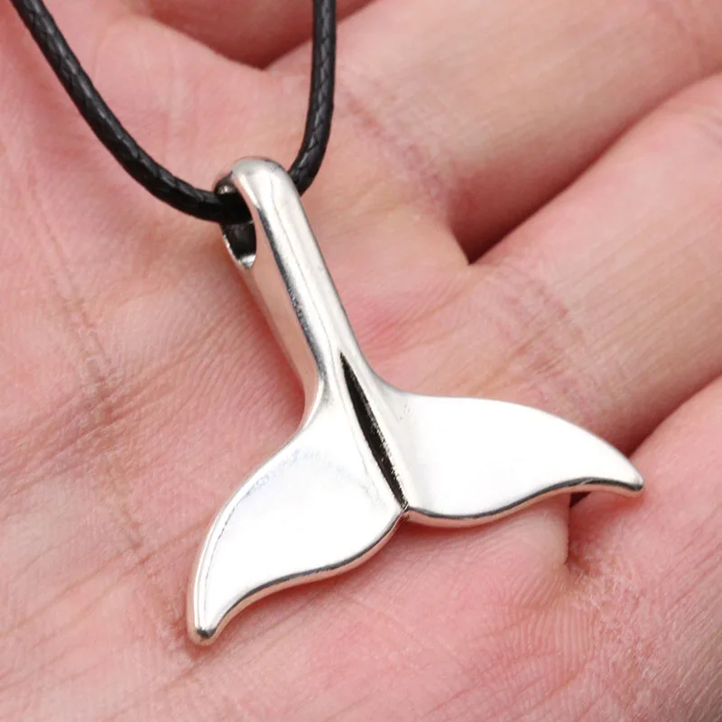 Personalized Initial Necklace Dolphin Tail Pendant Leather Necklace Fashion Jewelry For Women Girlfriend Gift
Personalized Initial Necklace Dolphin Tail Pendant Leather Necklace Fashion Jewelry For Women Girlfriend Gift