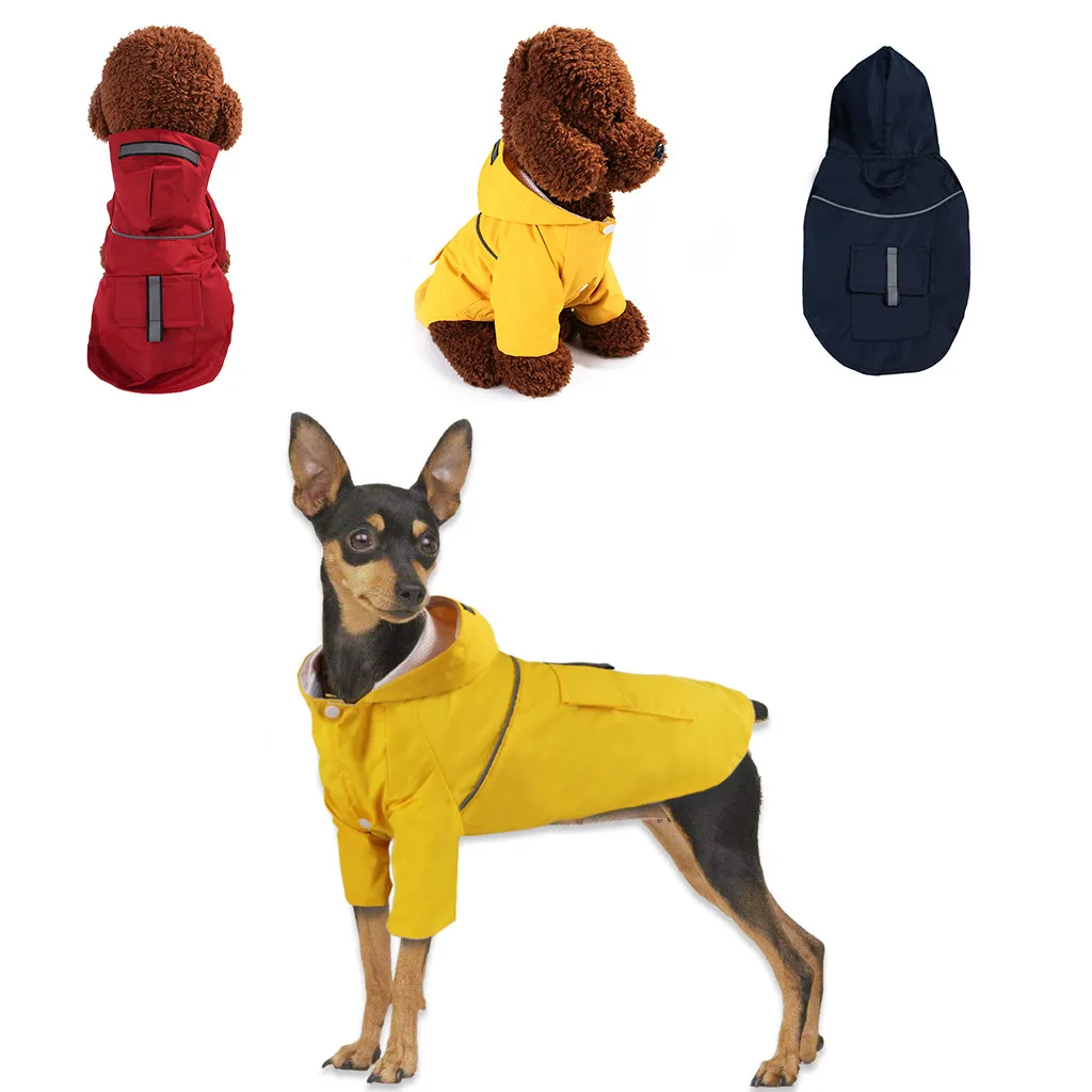 Pet Dog Raincoat Waterproof Clothes For Small Large Dogs Jumpsuit Rain Coat Hooded Overalls Cloak All-Inclusive Pet Raincoat
Pet Dog Raincoat Waterproof Clothes For Small Large Dogs Jumpsuit Rain Coat Hooded Overalls Cloak All-Inclusive Pet Raincoat