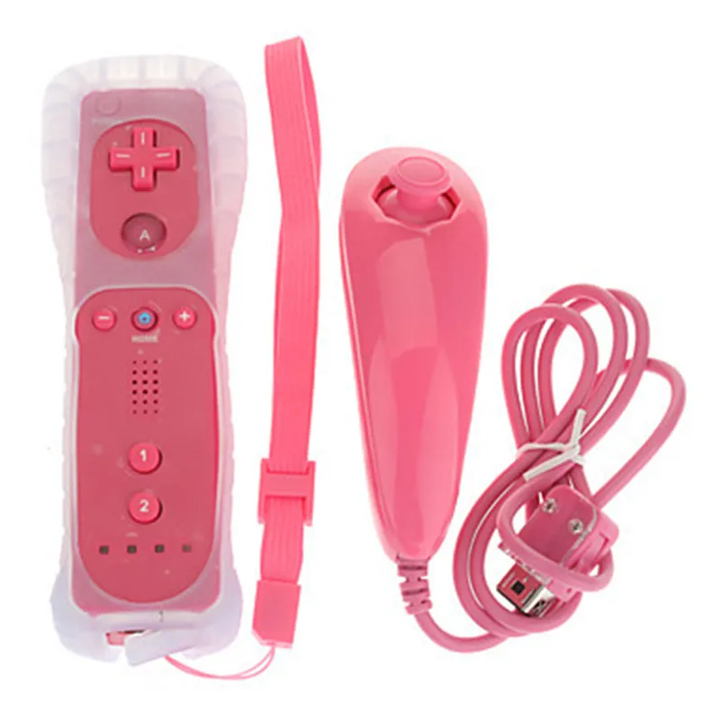 2 in 1 Wireless Controle Built In Motion Plus Remote Controller For Nintend Wii Bluetooth Remote for Wii Game Accessories
2 in 1 Wireless Controle Built In Motion Plus Remote Controller For Nintend Wii Bluetooth Remote for Wii Game Accessories
