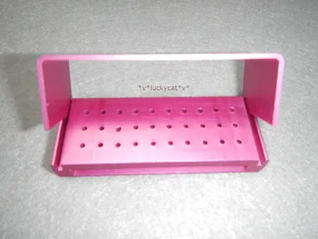 Pink 30 Holes Dental FG Burs Holder Block Aluminium Autoclave Disinfection Box Dental Lab Equipment New
Pink 30 Holes Dental FG Burs Holder Block Aluminium Autoclave Disinfection Box Dental Lab Equipment New