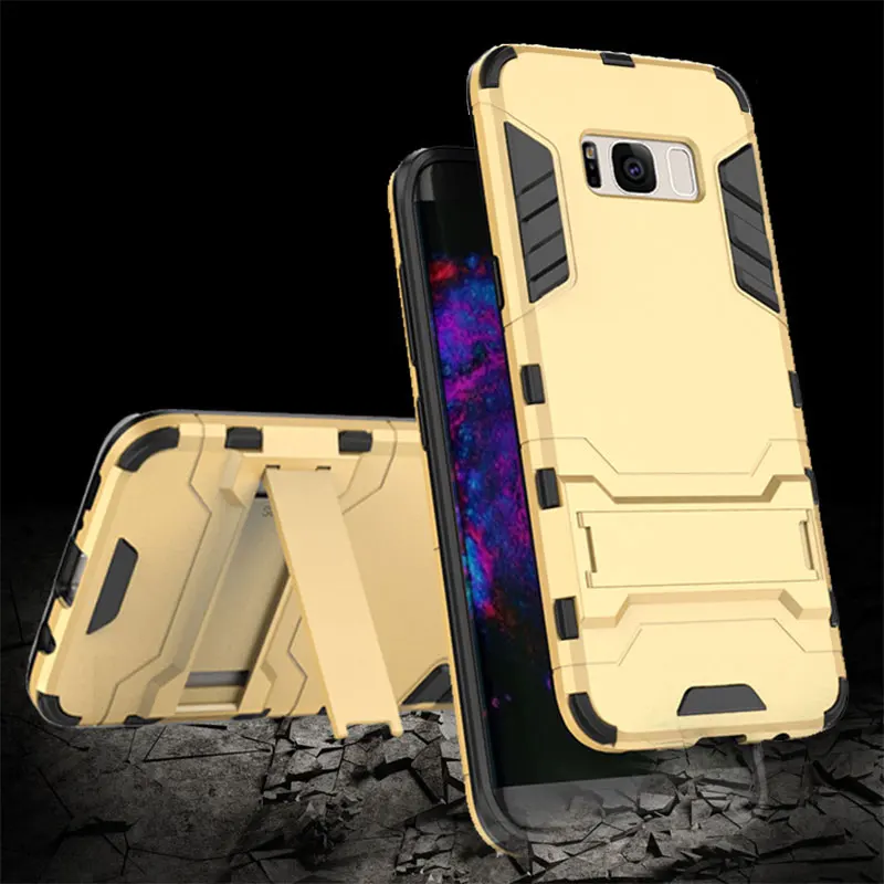 Anti-Shock Plastic Armor Phone Stand Case For Samsung Galaxy S8 S9 Plus S8Plus S9Plus Kickstand PC Silicone Back Cover Cases
Anti-Shock Plastic Armor Phone Stand Case For Samsung Galaxy S8 S9 Plus S8Plus S9Plus Kickstand PC Silicone Back Cover Cases