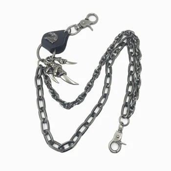 Men's Waist Key Chain Skull Head Leather Metal Vintage Hip Hop Gothic Punk Pants Trousers Jean Biker Wallet Key Ring DR111
Men's Waist Key Chain Skull Head Leather Metal Vintage Hip Hop Gothic Punk Pants Trousers Jean Biker Wallet Key Ring DR111