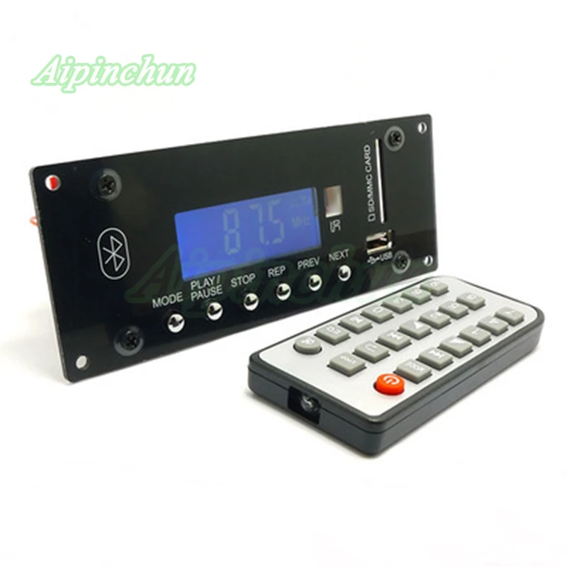Aipinchun MP3 Decoding Board 4.0 Bluetooth Wireless Audio DIY Module APE/FLAC/WMA/WAV/MP3 Decoder Support U Sisk SD Card Radio
Aipinchun MP3 Decoding Board 4.0 Bluetooth Wireless Audio DIY Module APE/FLAC/WMA/WAV/MP3 Decoder Support U Sisk SD Card Radio