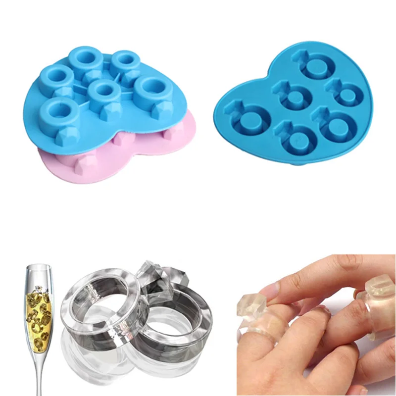 Ice Tray Diamond Love Ring Ice Mold Style Freeze Ice Mold Ice Maker Mould Special for Hot Summer
Ice Tray Diamond Love Ring Ice Mold Style Freeze Ice Mold Ice Maker Mould Special for Hot Summer