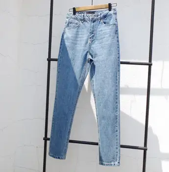 Women Jean Slim Femme Pantalona Spring Straight High-rise Women's Jeans Denim Apparel Cotton Pants Jeans 2018 New
Women Jean Slim Femme Pantalona Spring Straight High-rise Women's Jeans Denim Apparel Cotton Pants Jeans 2018 New