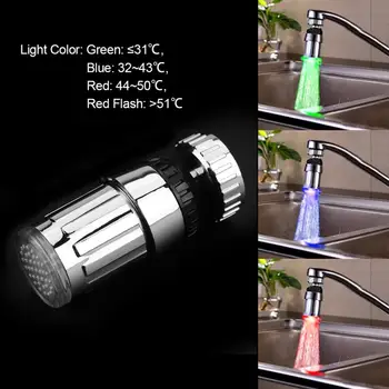 360 Degree LED Faucet Sprayer Tap Filter Swivel Water Powered 3Colors LED Kitchen Sink Faucet Spray Head Sprayer
360 Degree LED Faucet Sprayer Tap Filter Swivel Water Powered 3Colors LED Kitchen Sink Faucet Spray Head Sprayer