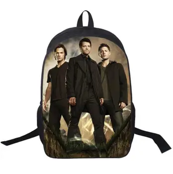 Tv Show Supernatural Backpack Sam Dean Castiel School Bags For Teenagers Men Women Daily Backpack Boys School Backpacks Bookbag
Tv Show Supernatural Backpack Sam Dean Castiel School Bags For Teenagers Men Women Daily Backpack Boys School Backpacks Bookbag