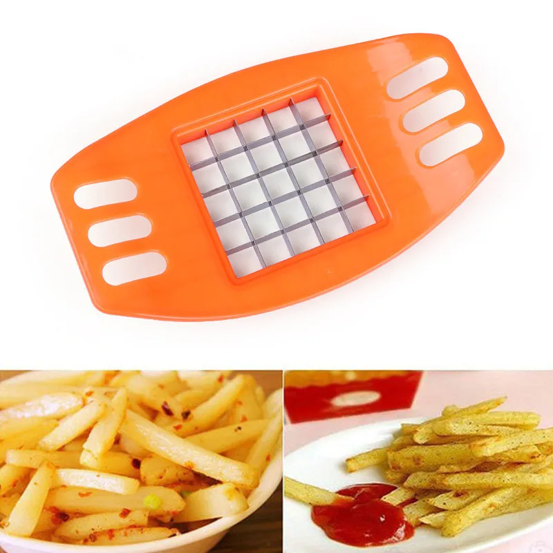 1pc French Fry Potato Chip Cut Cutter Stainless Steel + Plastic Vegetable Fruit Slicer Chopper Chipper Blade Easy Kitchen Tools
1pc French Fry Potato Chip Cut Cutter Stainless Steel + Plastic Vegetable Fruit Slicer Chopper Chipper Blade Easy Kitchen Tools