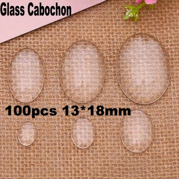 100pcs/lot 13*18mm Handmade Glass Cabochons Oval Shape Transparent Clear Flatback Paster DIY Accessories
100pcs/lot 13*18mm Handmade Glass Cabochons Oval Shape Transparent Clear Flatback Paster DIY Accessories