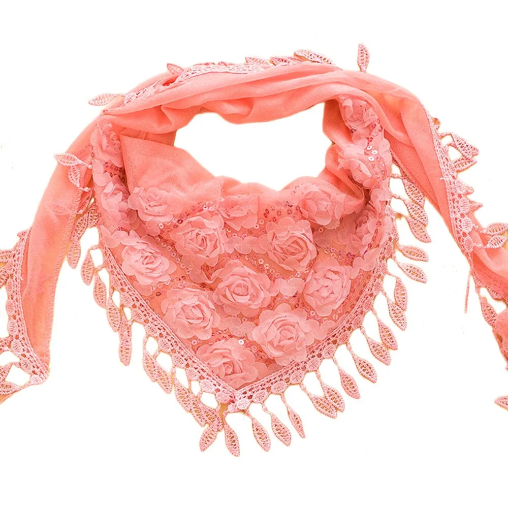 New style lovely scarf Women unique embroidered trigonometric cape romantic style scarf bib tassel silk scarf foulard #39
New style lovely scarf Women unique embroidered trigonometric cape romantic style scarf bib tassel silk scarf foulard #39