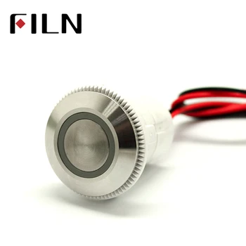 22mm Stainless Steel anti front IP68 2NO v 5v 6v 12v 24v Ring LED push button switch with wire leads
22mm Stainless Steel anti front IP68 2NO v 5v 6v 12v 24v Ring LED push button switch with wire leads