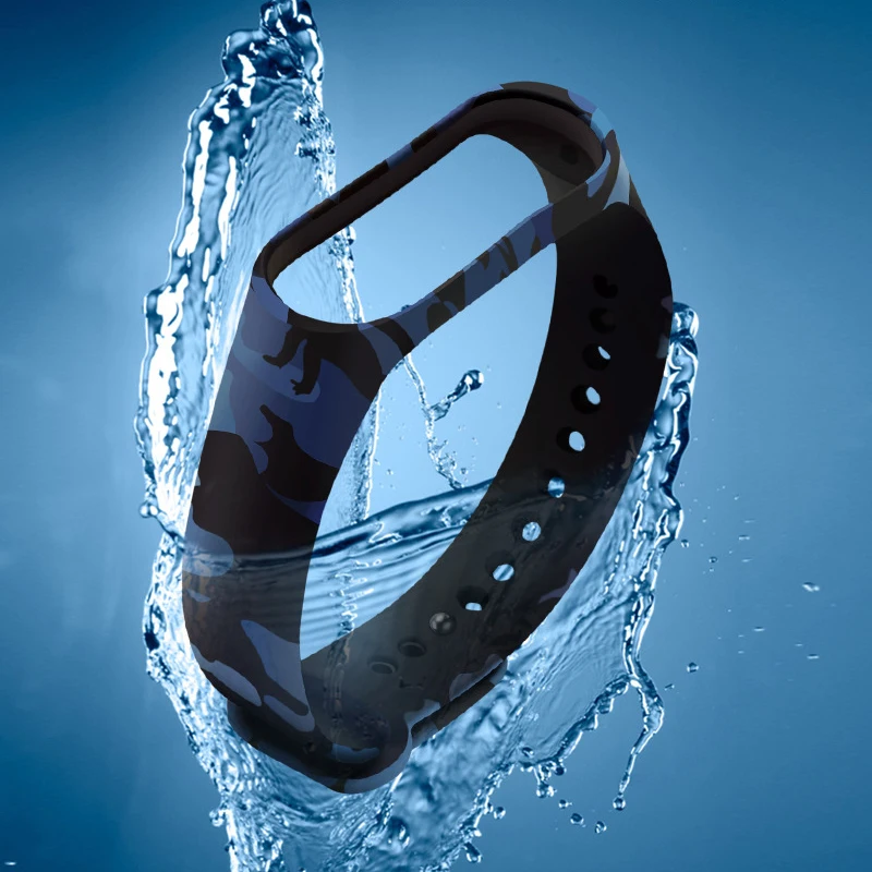 Сменный силиконовый браслет для умного браслета Xiaomi MI Band 4 аксессуары