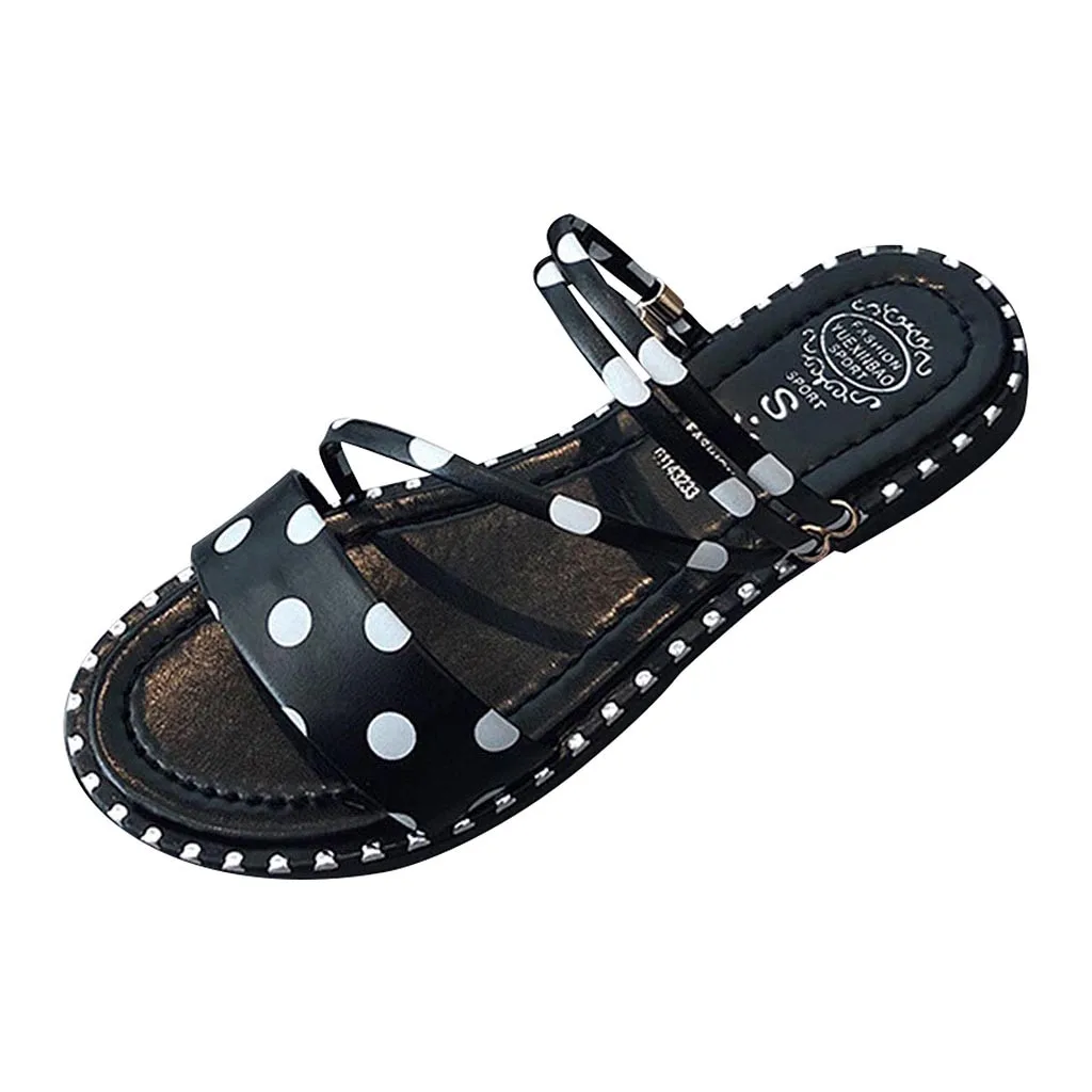 SAGACE Summer Sandals Women Fashion New Flat-Soled Anti-Skid Flat Sandals Wave Point Open-Toed Women Shoes
SAGACE Summer Sandals Women Fashion New Flat-Soled Anti-Skid Flat Sandals Wave Point Open-Toed Women Shoes