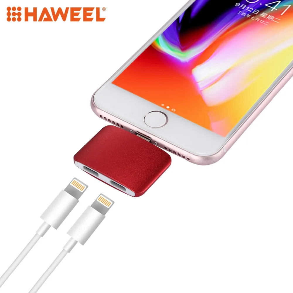 HAWEEL Adaptor For iPhone X Female Charger Female Audio Plastic Support iOS 10.3 Mobile Phones 8 Pin Female Adapter For iPhone 8
HAWEEL Adaptor For iPhone X Female Charger Female Audio Plastic Support iOS 10.3 Mobile Phones 8 Pin Female Adapter For iPhone 8