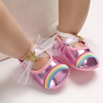 Kids Shoes Cute Baby Girl Breathable Rainbow Pattern Anti-Slip Shoes Casual Sneakers Toddler Soft Soled First Walkers
Kids Shoes Cute Baby Girl Breathable Rainbow Pattern Anti-Slip Shoes Casual Sneakers Toddler Soft Soled First Walkers