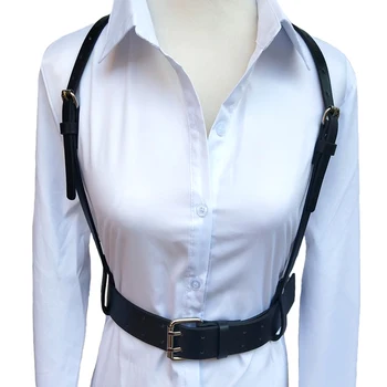Fashion Style Women PU Leather Punk Straps Adjustable Belts Body Harness Belt Body Chain Suspenders Shoulder Straps
Fashion Style Women PU Leather Punk Straps Adjustable Belts Body Harness Belt Body Chain Suspenders Shoulder Straps