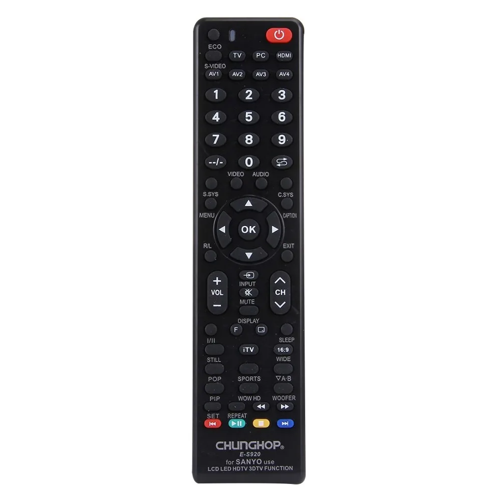 CHUNGHOP E-S920 Universal Remote Controller for SANYO LED TV / LCD TV / HDTV / 3DTV
CHUNGHOP E-S920 Universal Remote Controller for SANYO LED TV / LCD TV / HDTV / 3DTV