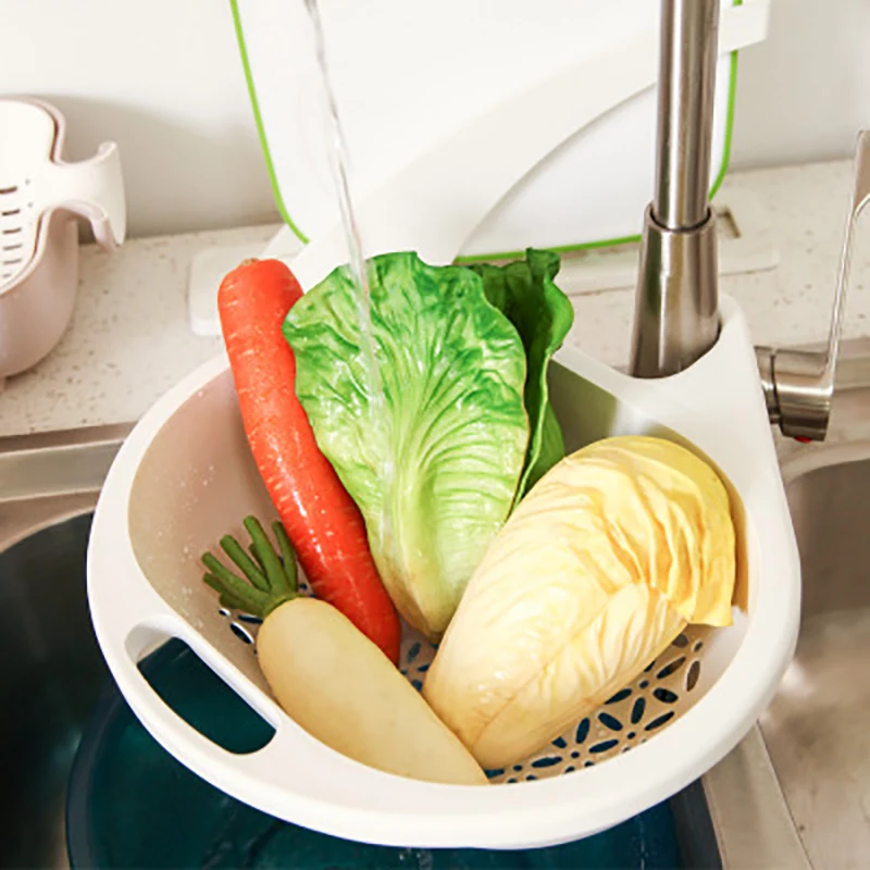 Plastic Multi-function Hanging Faucet Drain Basket for Washing Vegetables Fruits and Placing Items
Plastic Multi-function Hanging Faucet Drain Basket for Washing Vegetables Fruits and Placing Items