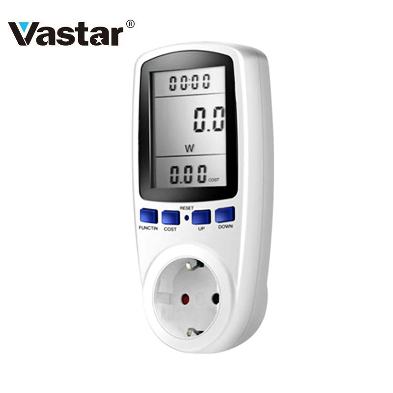 Vastar Digital Wattmeter Electric Power Watt Meter Energy Voltage electronic monitor AC Meters 220V Electricity Consumpt
Vastar Digital Wattmeter Electric Power Watt Meter Energy Voltage electronic monitor AC Meters 220V Electricity Consumpt
