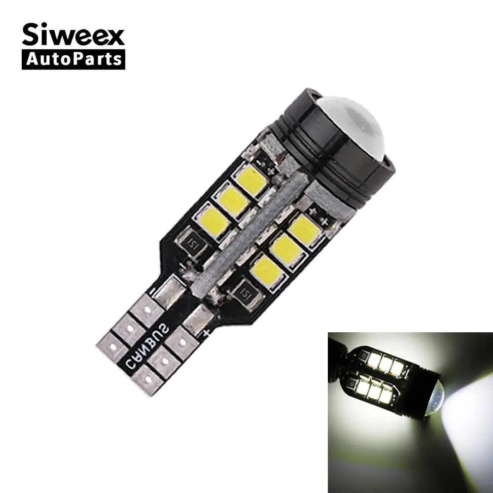 1 шт. T15 W16W Светодиодная лампа 24 SMD Автомобильные фонари заднего хода