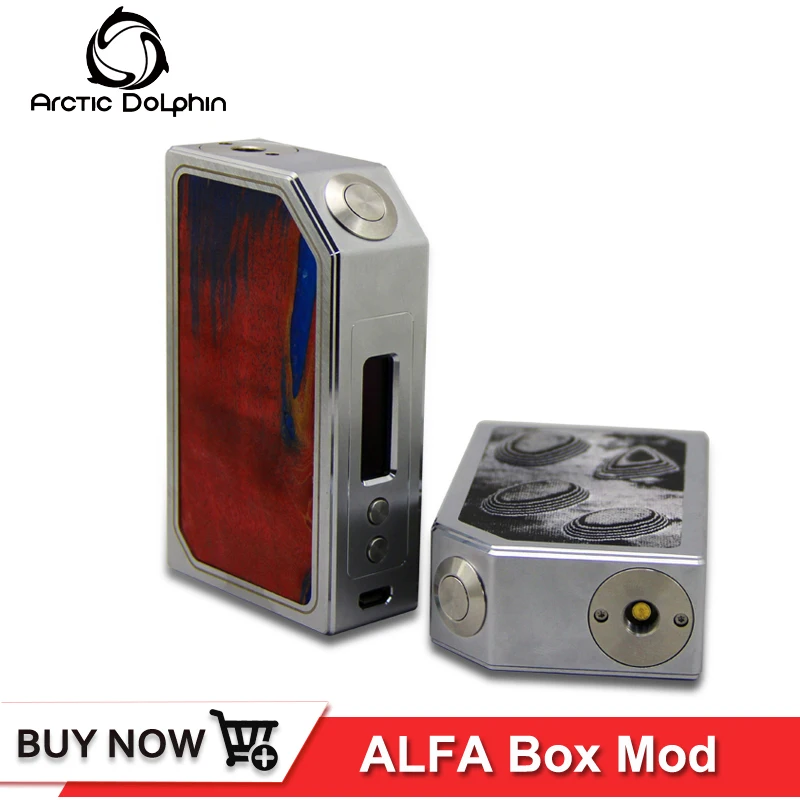 Original Arctic Dolphin ALFA Electronic Cigarette Mod 210W TC Temperature Control vaper E cig Vape 18650 box Mods
Original Arctic Dolphin ALFA Electronic Cigarette Mod 210W TC Temperature Control vaper E cig Vape 18650 box Mods
