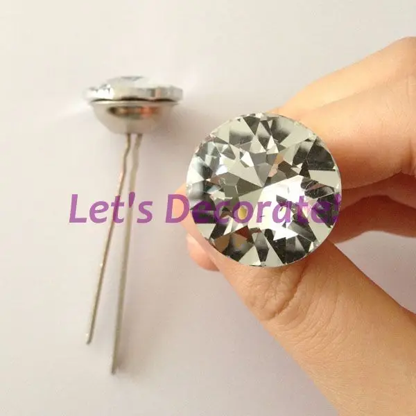 Free shipping 50PCS/LOT 25MM Diamond Crystal Glass Forks / Decoration Tacks / Upholstery Tacks / Glass Buttons / DIY Accessory
Free shipping 50PCS/LOT 25MM Diamond Crystal Glass Forks / Decoration Tacks / Upholstery Tacks / Glass Buttons / DIY Accessory