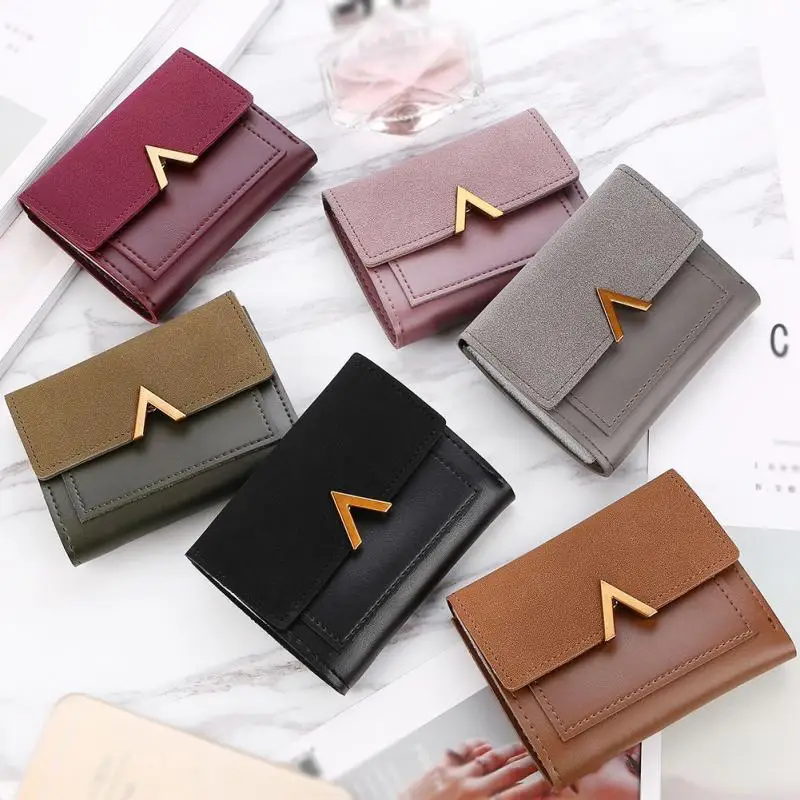 New Matte Leather Women Small Wallet Carteira Mini Womens Wallets Purses Short Female Credit Card Holder Coin Purse
New Matte Leather Women Small Wallet Carteira Mini Womens Wallets Purses Short Female Credit Card Holder Coin Purse