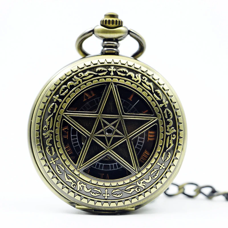 Fashion Antique Mechanical Pocket Watches Star Necklace Mens Womens Gifts Bronze Pendant Male Hollow Analog Relojes de bolsillo
Fashion Antique Mechanical Pocket Watches Star Necklace Mens Womens Gifts Bronze Pendant Male Hollow Analog Relojes de bolsillo
