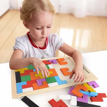 Colorful Wooden Tangram Brain Teaser Puzzle Toys Tetris Game Preschool Educational Toy For Children Kids Gift
Colorful Wooden Tangram Brain Teaser Puzzle Toys Tetris Game Preschool Educational Toy For Children Kids Gift