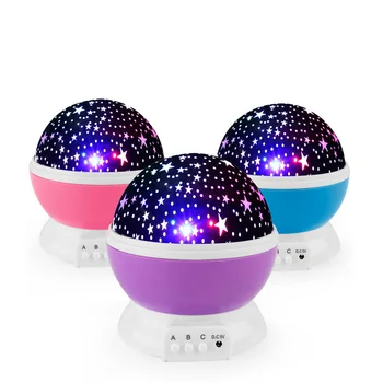 New Creative Colorful Led Night Projection Lamp Bedroom Romantic Rotating Star Moon Sky Light Projector Gifts for Children AA
New Creative Colorful Led Night Projection Lamp Bedroom Romantic Rotating Star Moon Sky Light Projector Gifts for Children AA
