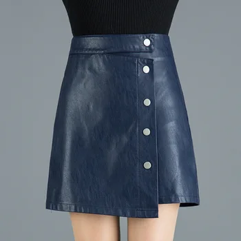 2018 New Fashion Woman Ladies High Waisted Single Breasted 4xl Pu Leather Skirt , Spring Fall Female Women Slim Irregular Skirts
2018 New Fashion Woman Ladies High Waisted Single Breasted 4xl Pu Leather Skirt , Spring Fall Female Women Slim Irregular Skirts