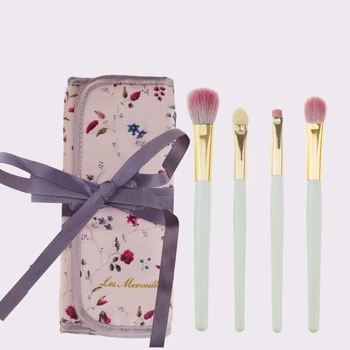 Classic 4Pcs Eye Makeup Brush Set Goat Hair Soft Eyeshadow Blending Contour Eyeliner Brush Kit with Floral Pouch Gift
Classic 4Pcs Eye Makeup Brush Set Goat Hair Soft Eyeshadow Blending Contour Eyeliner Brush Kit with Floral Pouch Gift