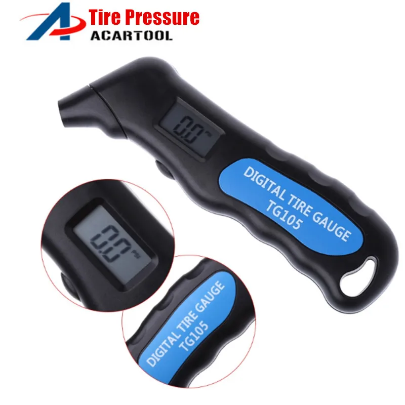 Digital LCD Display Car Tire Tyre Air Pressure Gauge Meter Manometer Barometers Tester for Car Truck Motorcycle Bike TG105
Digital LCD Display Car Tire Tyre Air Pressure Gauge Meter Manometer Barometers Tester for Car Truck Motorcycle Bike TG105