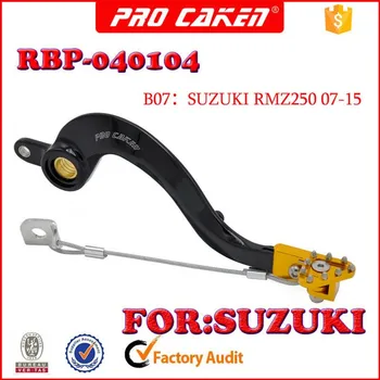 CNC aluminum Billet rear Brake Pedal arm lever with brake saver for suzuki rmz250 rmz 250 dirtbike offraod motorcycle motocross
CNC aluminum Billet rear Brake Pedal arm lever with brake saver for suzuki rmz250 rmz 250 dirtbike offraod motorcycle motocross
