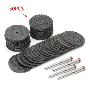 For 50Pcs Fiberglass Tool Abrasive Cutting Disc Cut Off Wheel with 4 Mandrels Rotary Promotion
For 50Pcs Fiberglass Tool Abrasive Cutting Disc Cut Off Wheel with 4 Mandrels Rotary Promotion