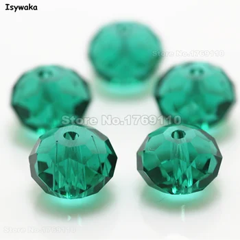 Isywaka Blue Green Color 10*12mm 70pcs Rondelle Austria faceted Crystal Glass Beads Loose Spacer Round Beads for Jewelry Making
Isywaka Blue Green Color 10*12mm 70pcs Rondelle Austria faceted Crystal Glass Beads Loose Spacer Round Beads for Jewelry Making