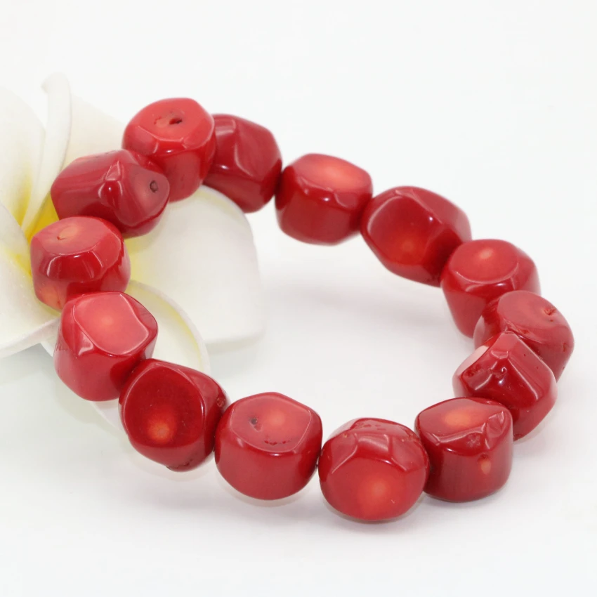 Free shipping factory outlet 9-13mm natural red coral irregular shape beads elegant bracelet for women diy jewelry 7.5inch B2705
Free shipping factory outlet 9-13mm natural red coral irregular shape beads elegant bracelet for women diy jewelry 7.5inch B2705