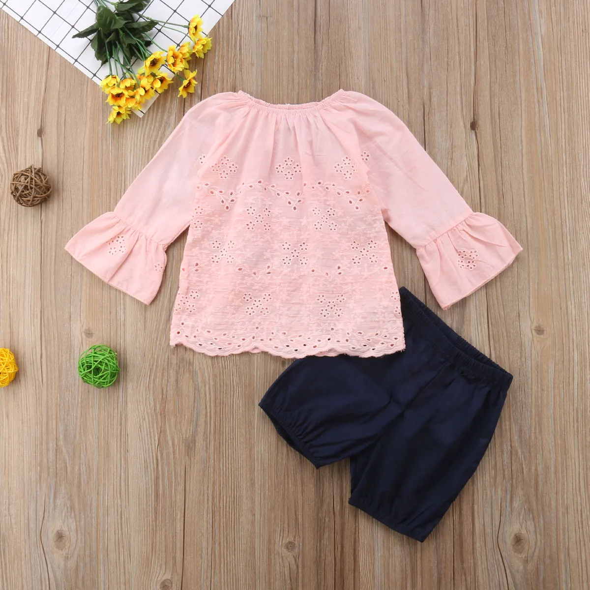Toddler Infant Baby Girls Clothing Set Long Sleeve T-shirt Tops+Shorts 2Pcs Girls Costumes Infant Lace Kids Outfits Clothes
Toddler Infant Baby Girls Clothing Set Long Sleeve T-shirt Tops+Shorts 2Pcs Girls Costumes Infant Lace Kids Outfits Clothes