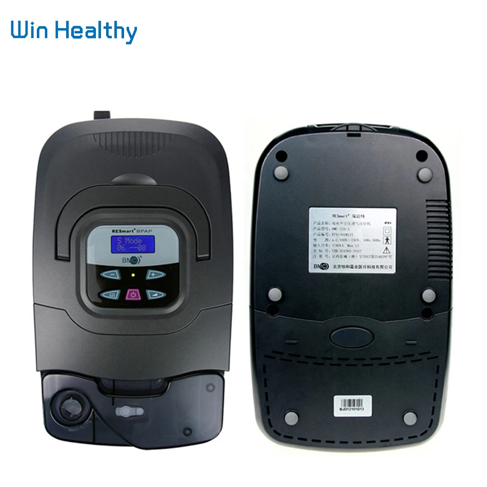 BMC GI Auto CPAP 02 Machine Black Shell Smart Home Care Respirator For Sleep Snoring Apnea Therapy With Humidifier Mask Hose
BMC GI Auto CPAP 02 Machine Black Shell Smart Home Care Respirator For Sleep Snoring Apnea Therapy With Humidifier Mask Hose